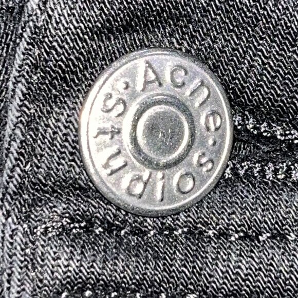 ACNE STUDIOS BLA KONST MADE IN ITALY CLIMB STAY BLACK JEANS -  W31